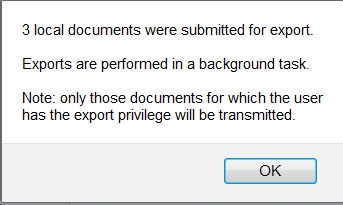myRSNA Alert - TFS Export
