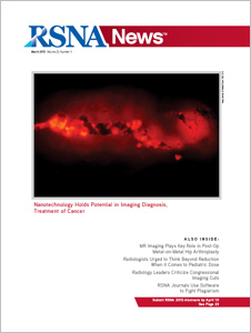 RSNA News March 2013 cover